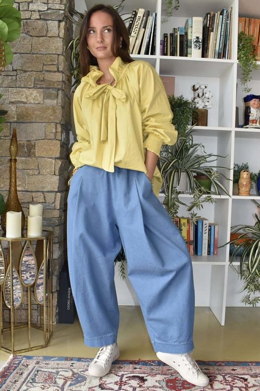 Paloma Poet Blouse Soft Ochre